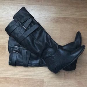 Black Madden Girl knee boots